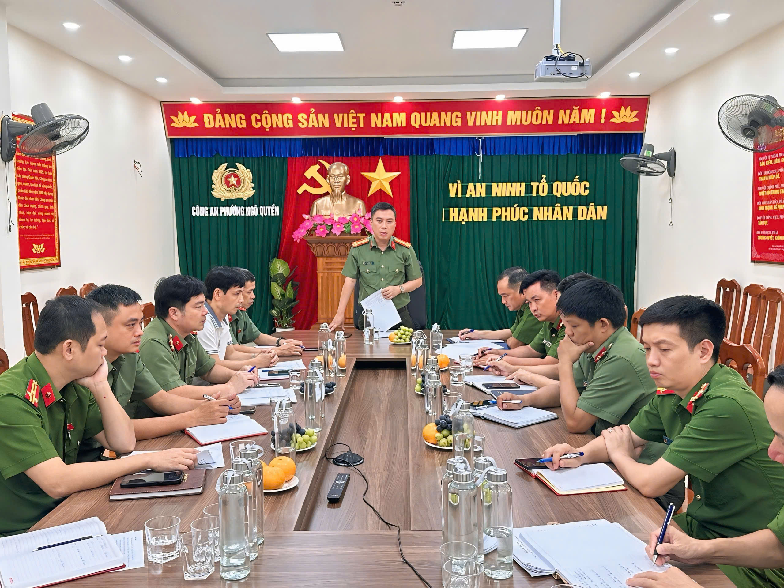 Đảng ủy Công an thành phố triển khai quyết định kiểm tra đối với Đảng ủy Công an các phường Đồ Sơn, Nam Đồ Sơn và Ngô Quyền